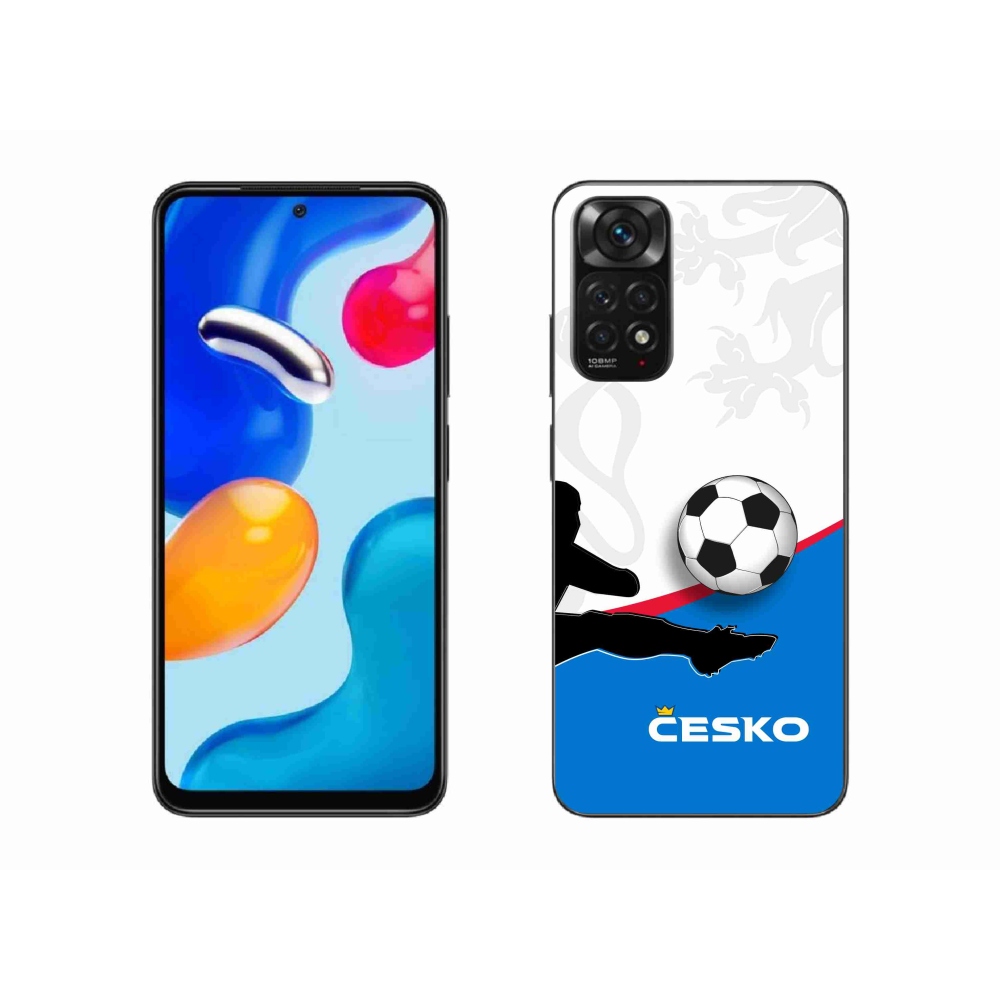 Gelový kryt mmCase na Xiaomi Redmi Note 11S 4G - fotbal Česko 3