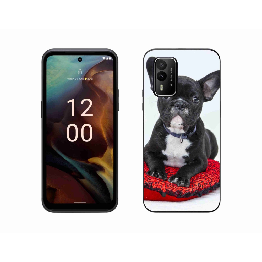 Gelový obal mmCase na Nokia XR21 - buldok