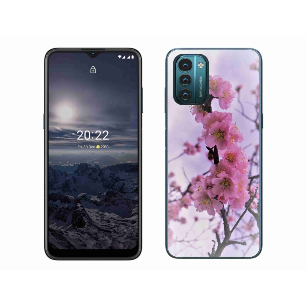 Gelový kryt mmCase na Nokia G11/G21 - květiny 7