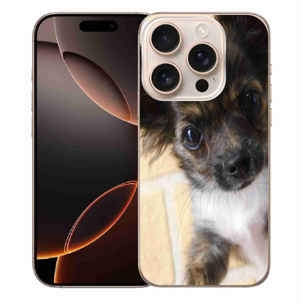 Gelový obal mmCase na iPhone 16 Pro Max - čivava 2
