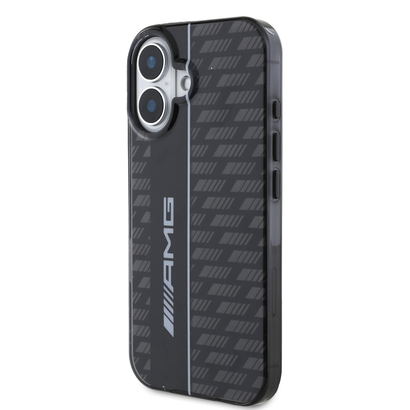 AMG Carbon Pattern Zadní Kryt pro iPhone 16 Black