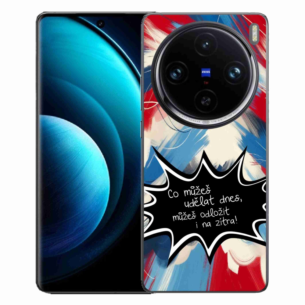 Gelový kryt mmCase na Vivo X100 Pro 5G - vtipný text 9 černé pozadí
