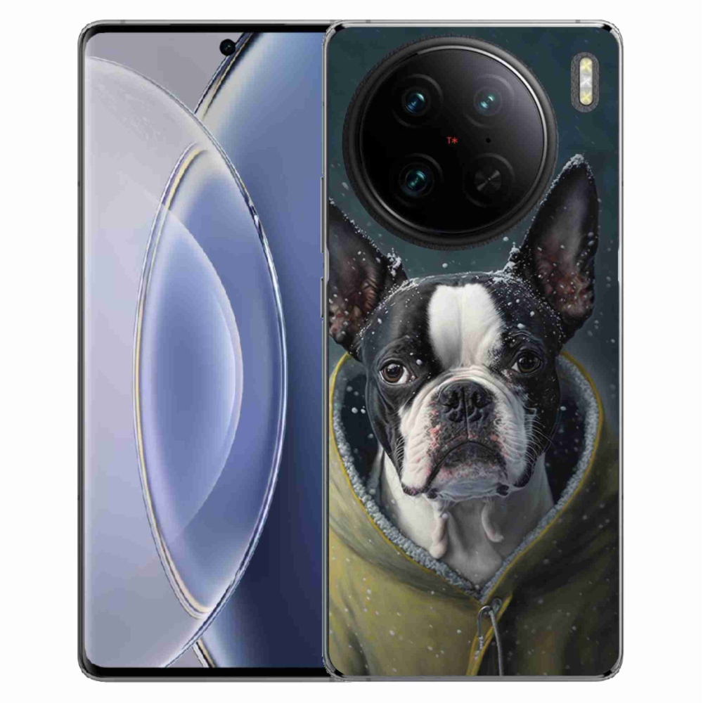 Gelový kryt mmCase na Vivo X90 Pro - buldoček