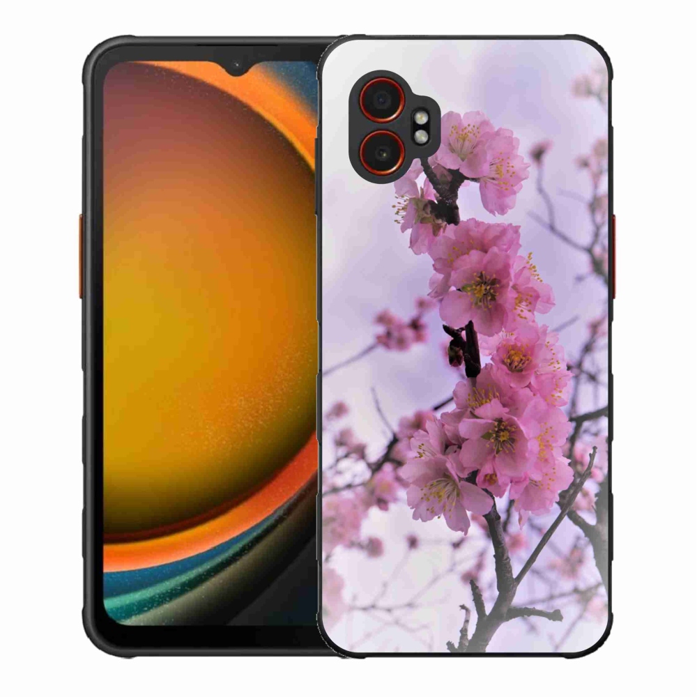 Gelový kryt mmCase na Samsung Galaxy Xcover 7 Pro - květiny 7
