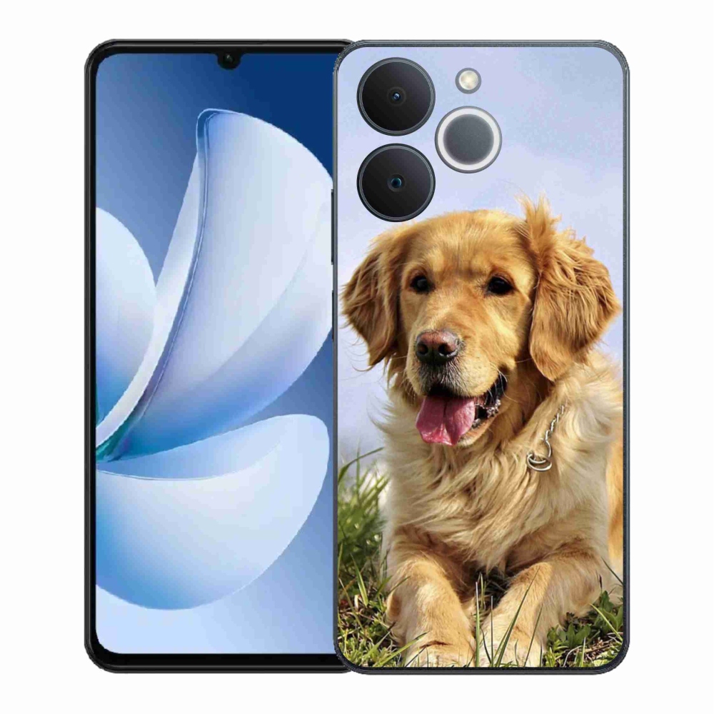 Gelový kryt mmCase na Realme Note 70T - zlatý retrívr