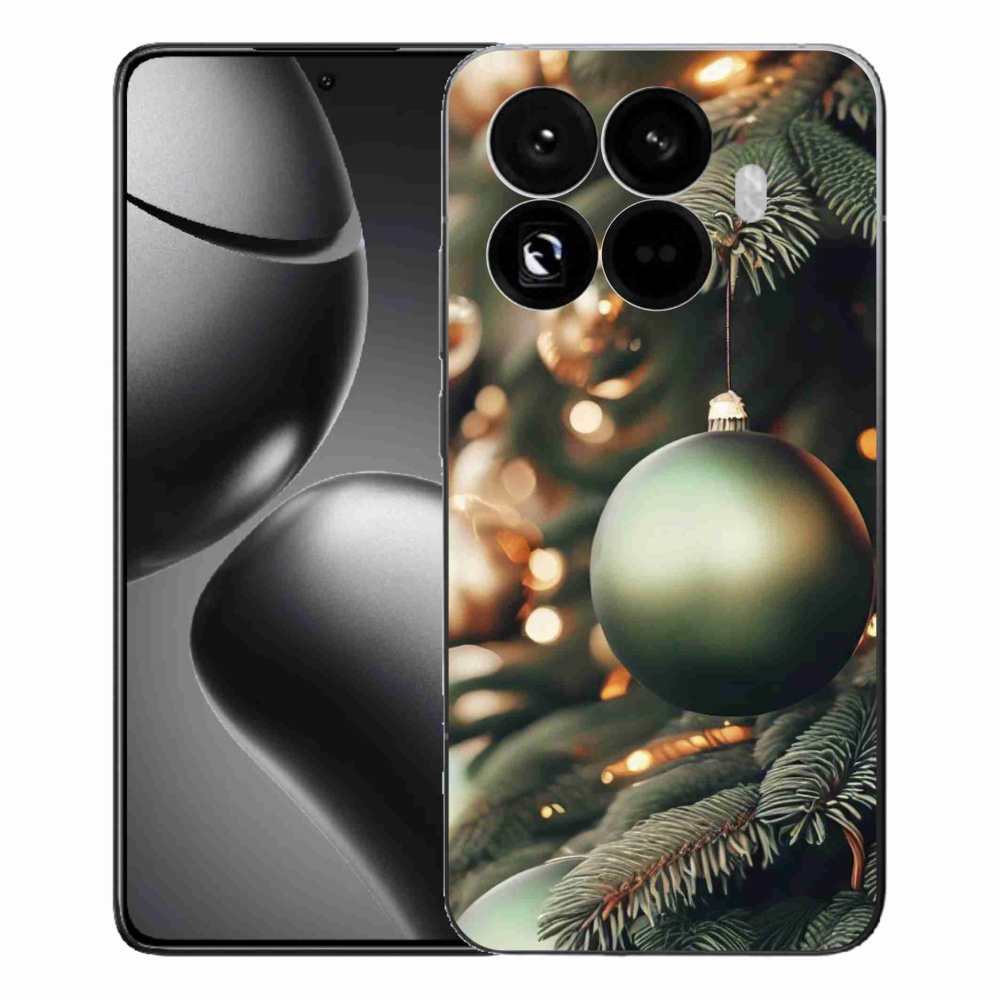 Gelový kryt mmCase na Xiaomi 15T Pro - vánoční ozdoby 1