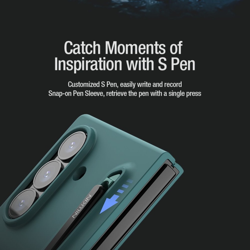 Nillkin Flex Pure Fold Pen Slot Kryt pro Samsung Galaxy Z Fold 7 Light Green