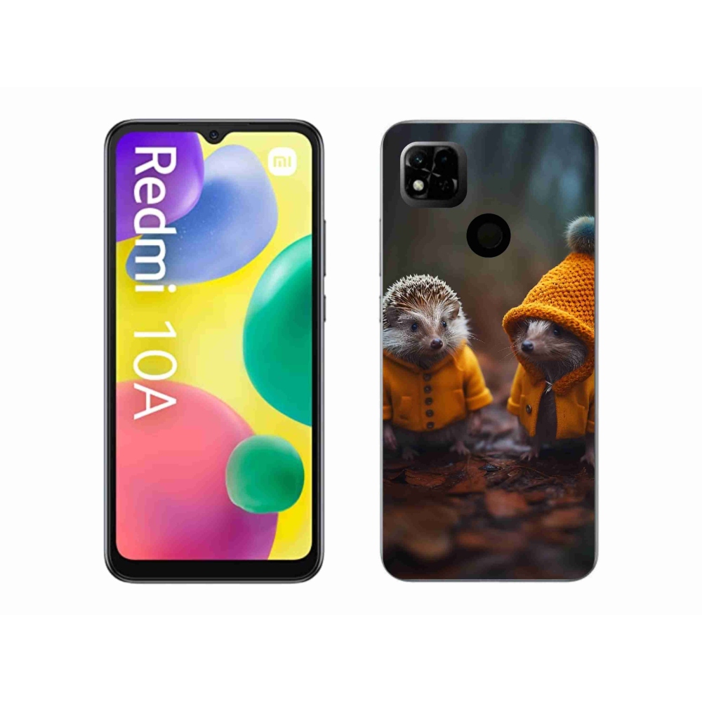 Gelový kryt mmCase na Xiaomi Redmi 10A - ježci
