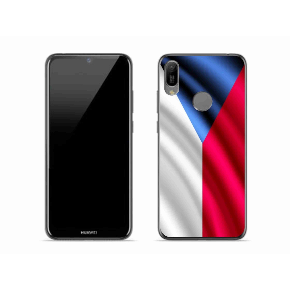 Gelový kryt mmCase na mobil Huawei Y6 (2019) - česká vlajka