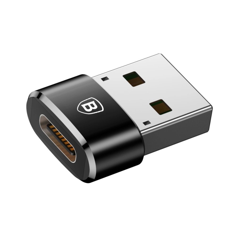 Baseus Adaptér z USB-C na USB-A Black 