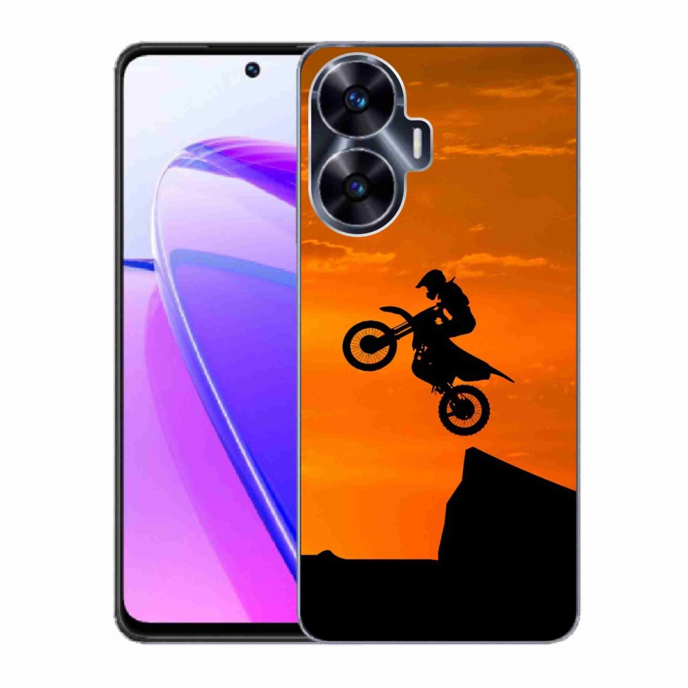 Gelový kryt mmCase na Realme C55 - motocross