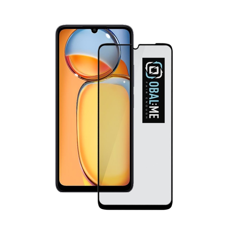 OBAL:ME 5D Tvrzené Sklo pro Xiaomi Redmi 13C 4G/5G/Poco C65 Black