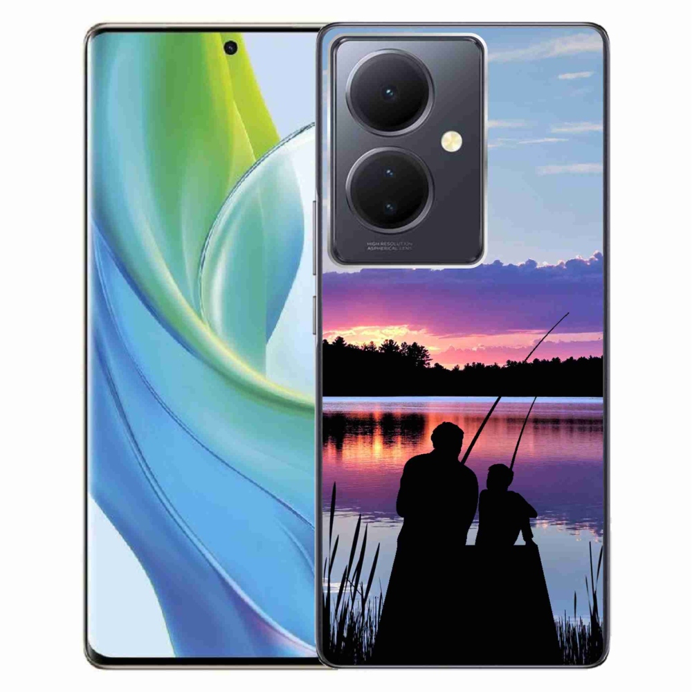 Gelový kryt mmCase na Vivo V29 Lite 5G - rybaření 2
