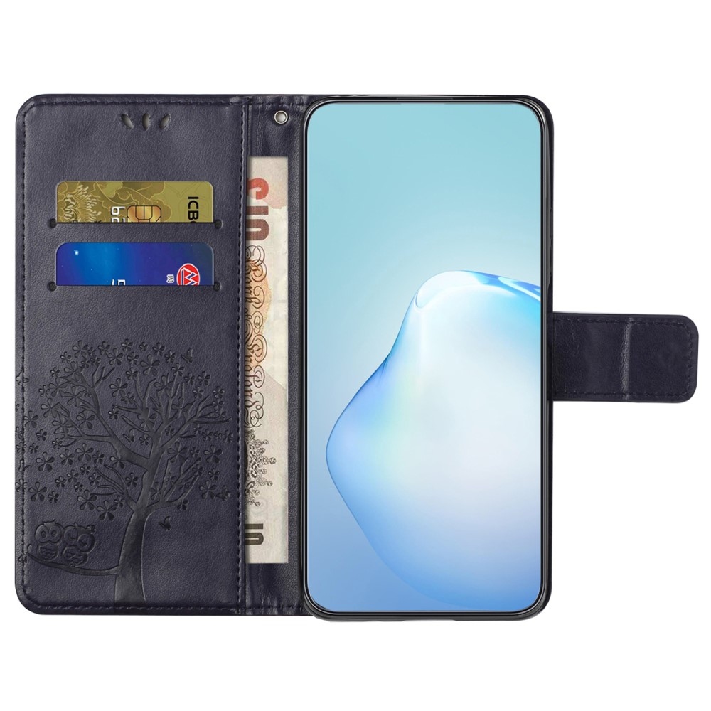 Tree knížkové pouzdro na Samsung Galaxy A25 5G - tmavěfialové