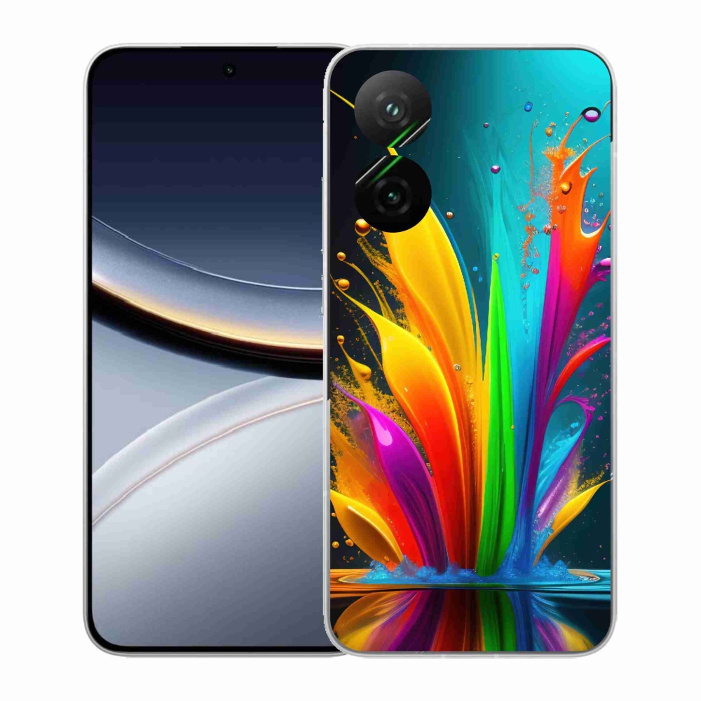 Gelový kryt mmCase na Xiaomi Poco F7 5G - abstraktní motiv 1