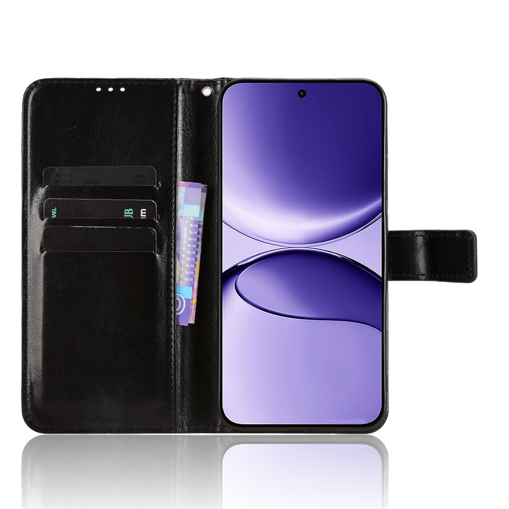 Crazy knížkové pouzdro na Xiaomi Poco F7 5G - černé