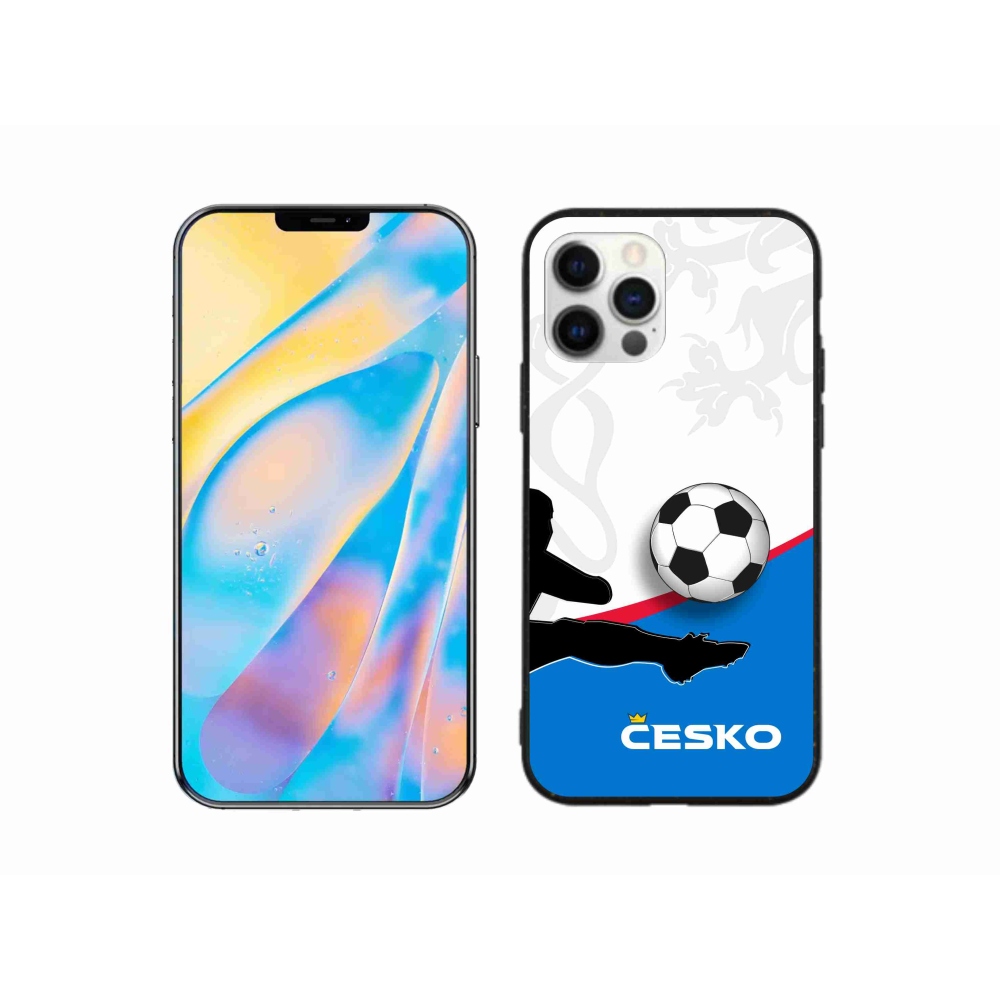 Gelový kryt mmCase na iPhone 12 - fotbal Česko 3