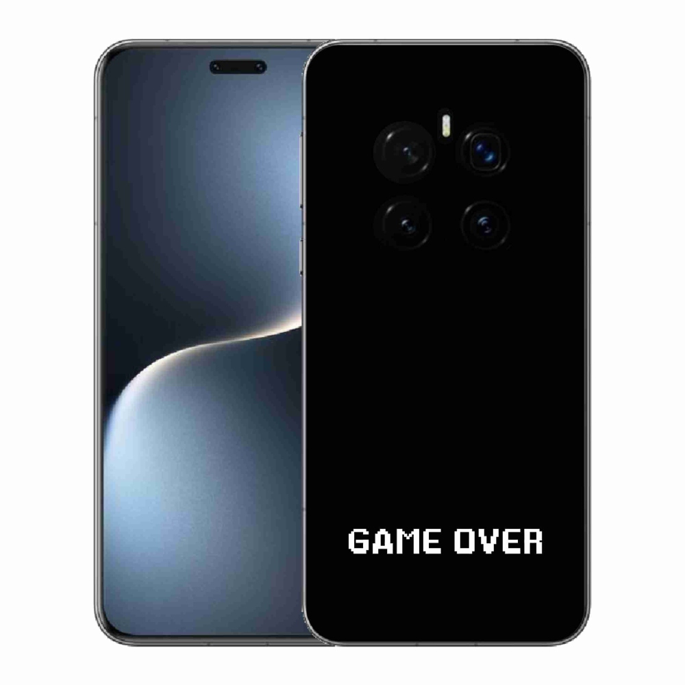 Gelový kryt mmCase na Honor Magic 7 Pro 5G - game over černé pozadí