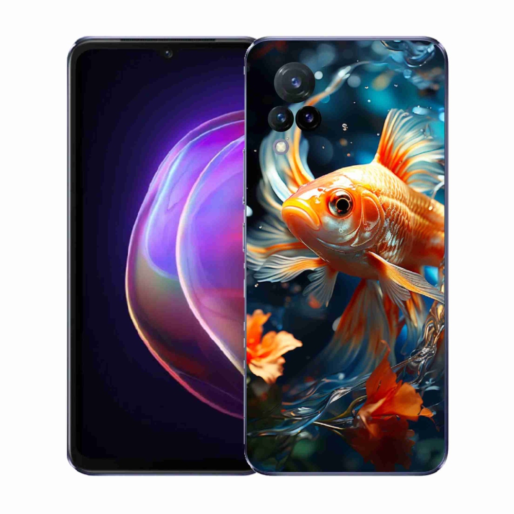 Gelový kryt mmCase na Vivo V21 4G/5G - rybka