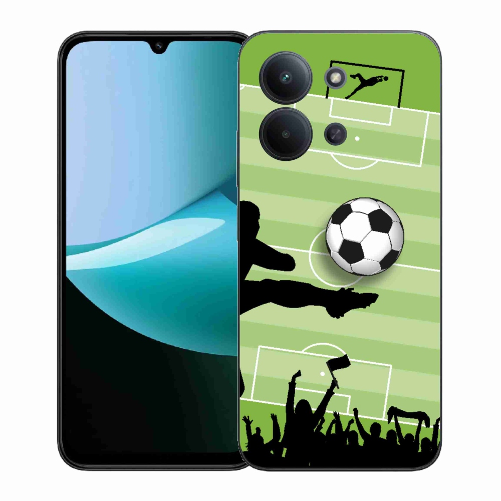 Gelový kryt mmCase na Xiaomi Redmi 15C 4G (171mm)/Poco C85 4G (171mm) - fotbal 3