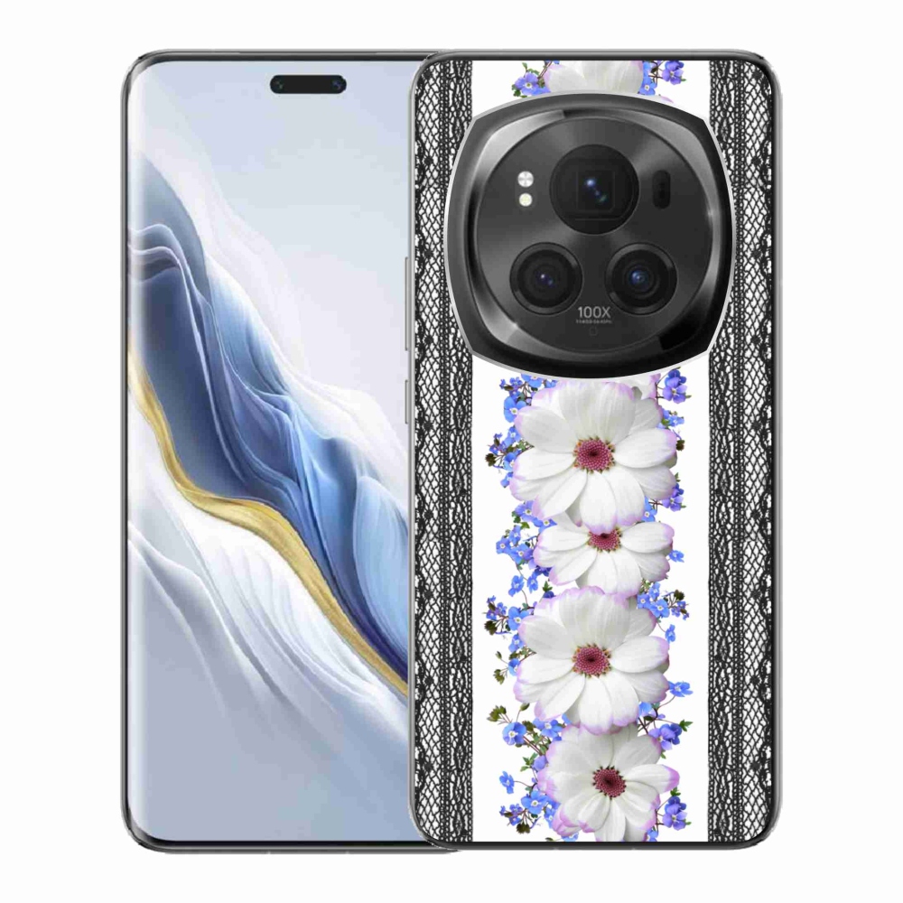 Gelový kryt mmCase na Honor Magic 6 Pro 5G - květiny 8