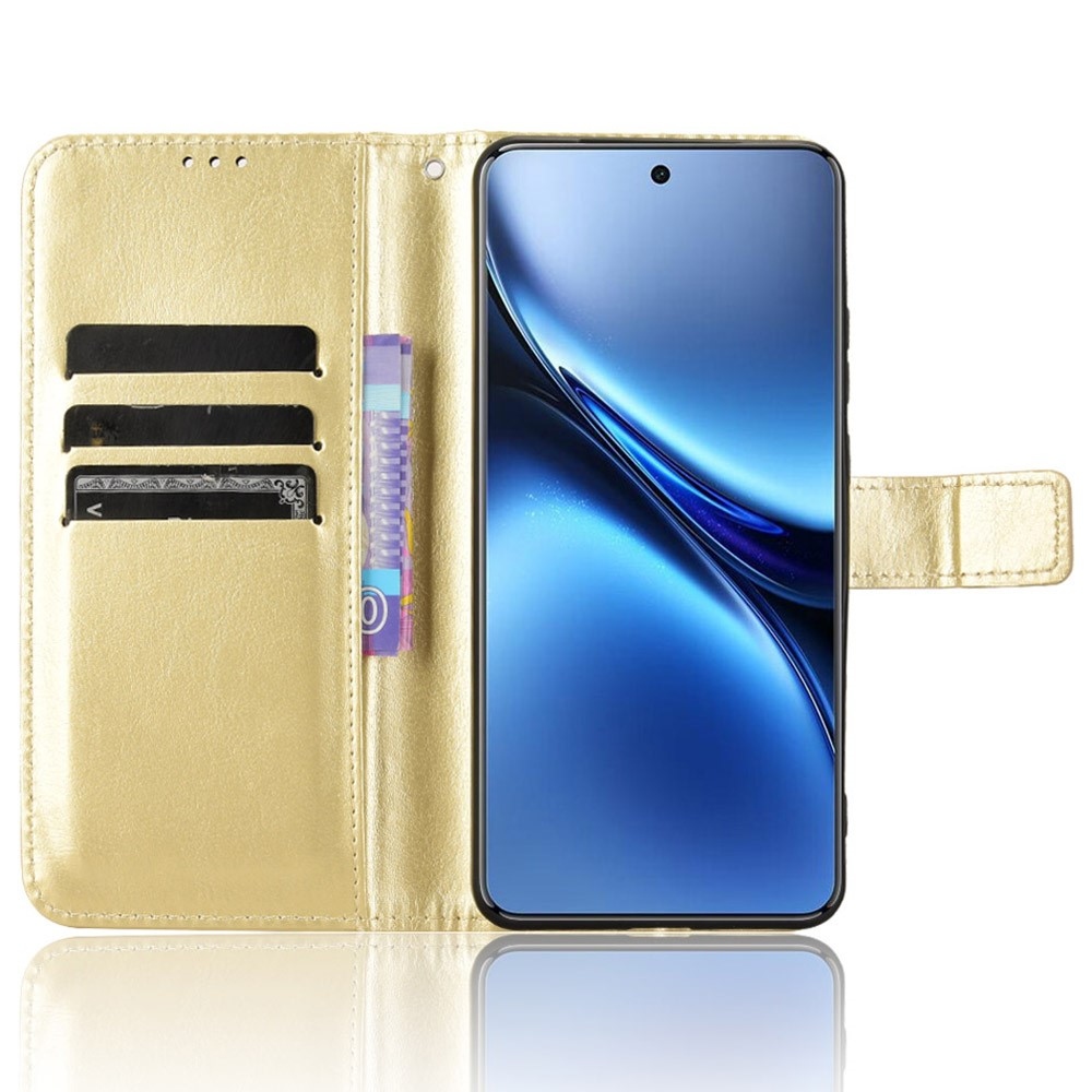 Crazy knížkové pouzdro na Vivo X200 Pro 5G - zlaté