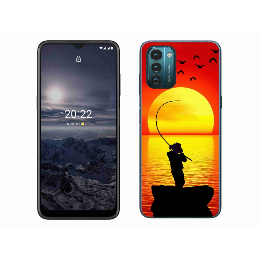 Gelový kryt mmCase na Nokia G11/G21 - rybaření