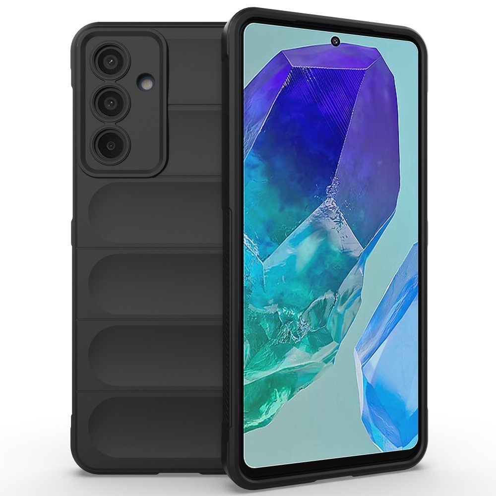 Rugg odolný gelový obal na Samsung Galaxy M55 5G - černý