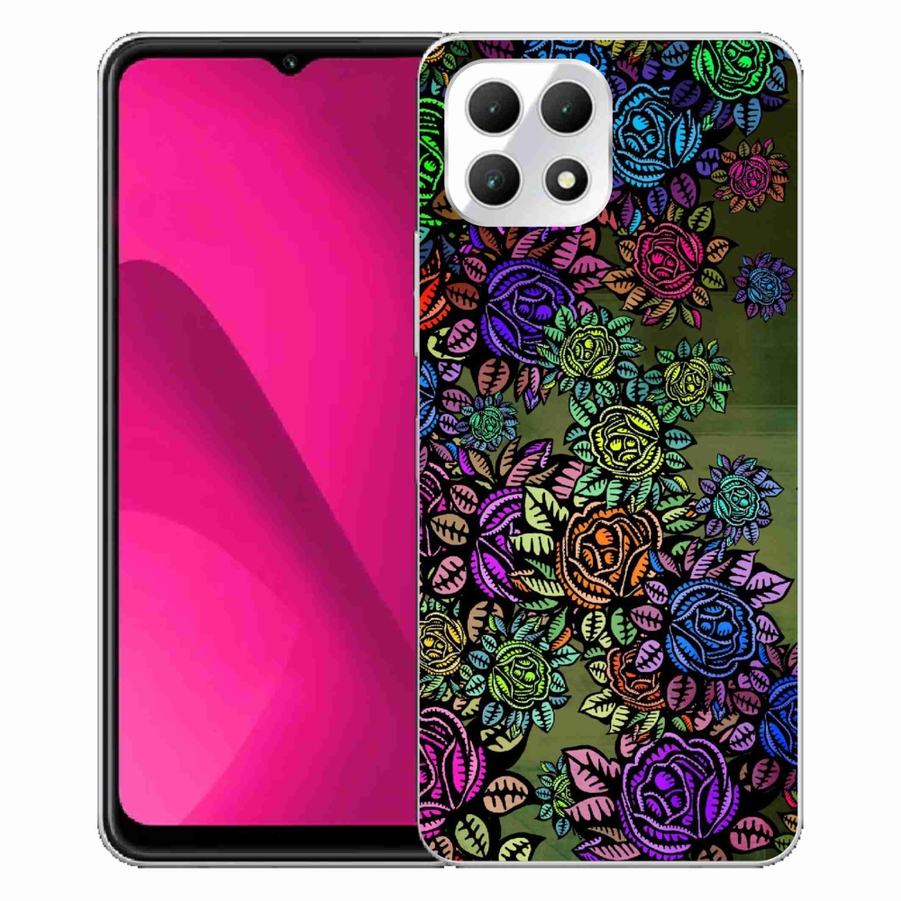Gelový kryt mmCase na T-Mobile T Phone 2 - květiny 6