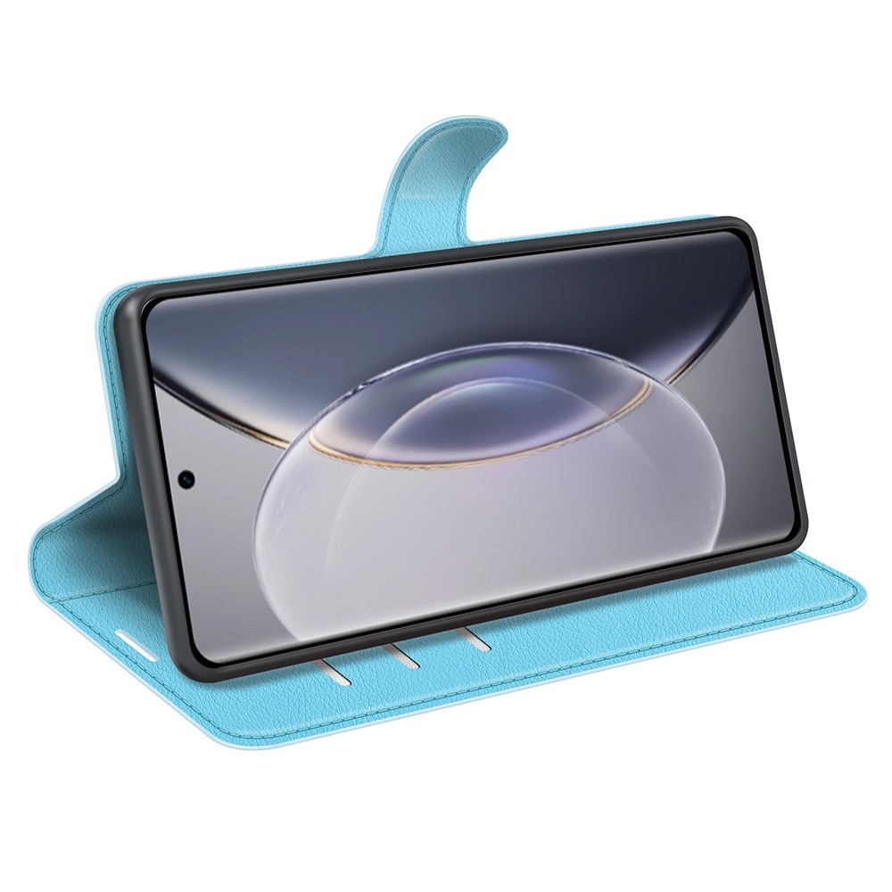 Litchi knížkové pouzdro na Vivo X90 Pro - modré