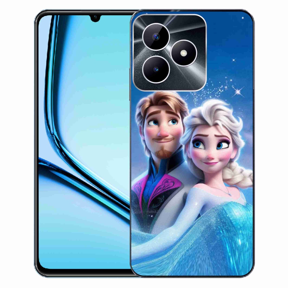 Gelový kryt mmCase na Realme Note 50 - ledové království 1
