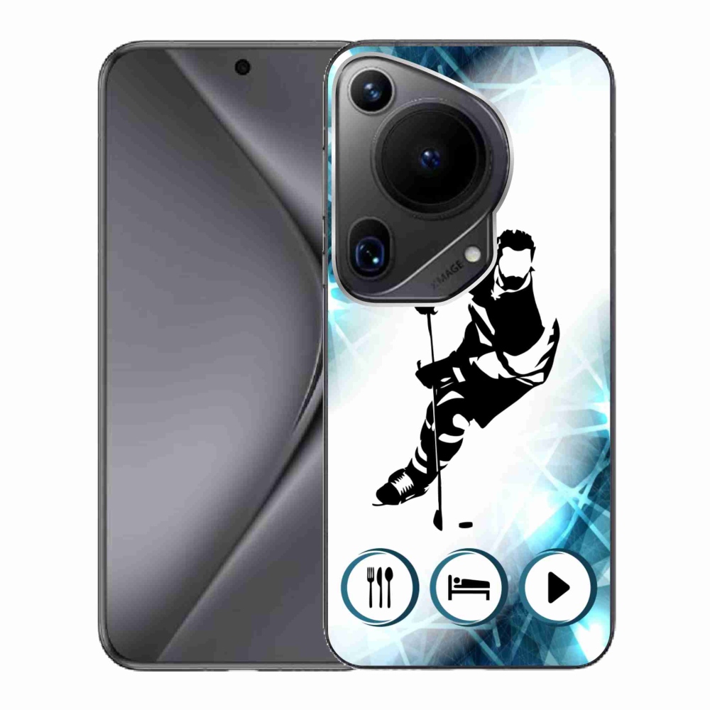 Gelový kryt mmCase na Huawei Pura 70 Ultra - hokej 1
