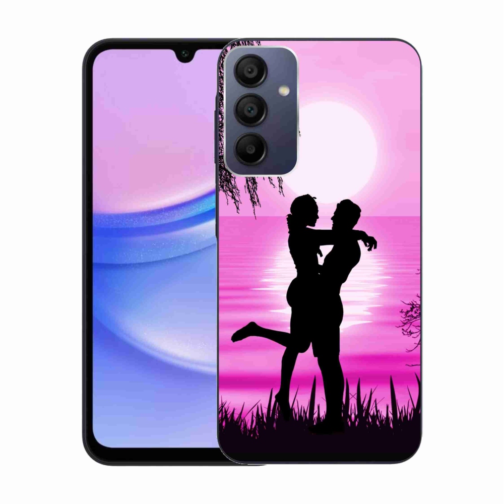 Gelový obal mmCase na Samsung Galaxy A15 4G/5G - západ slunce