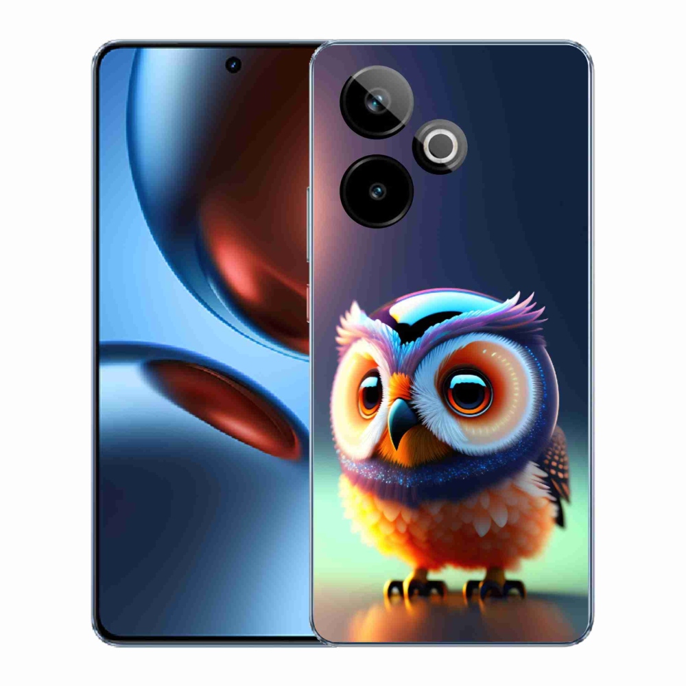 Gelový kryt mmCase na Realme GT 7 5G/GT 7T 5G - sovička