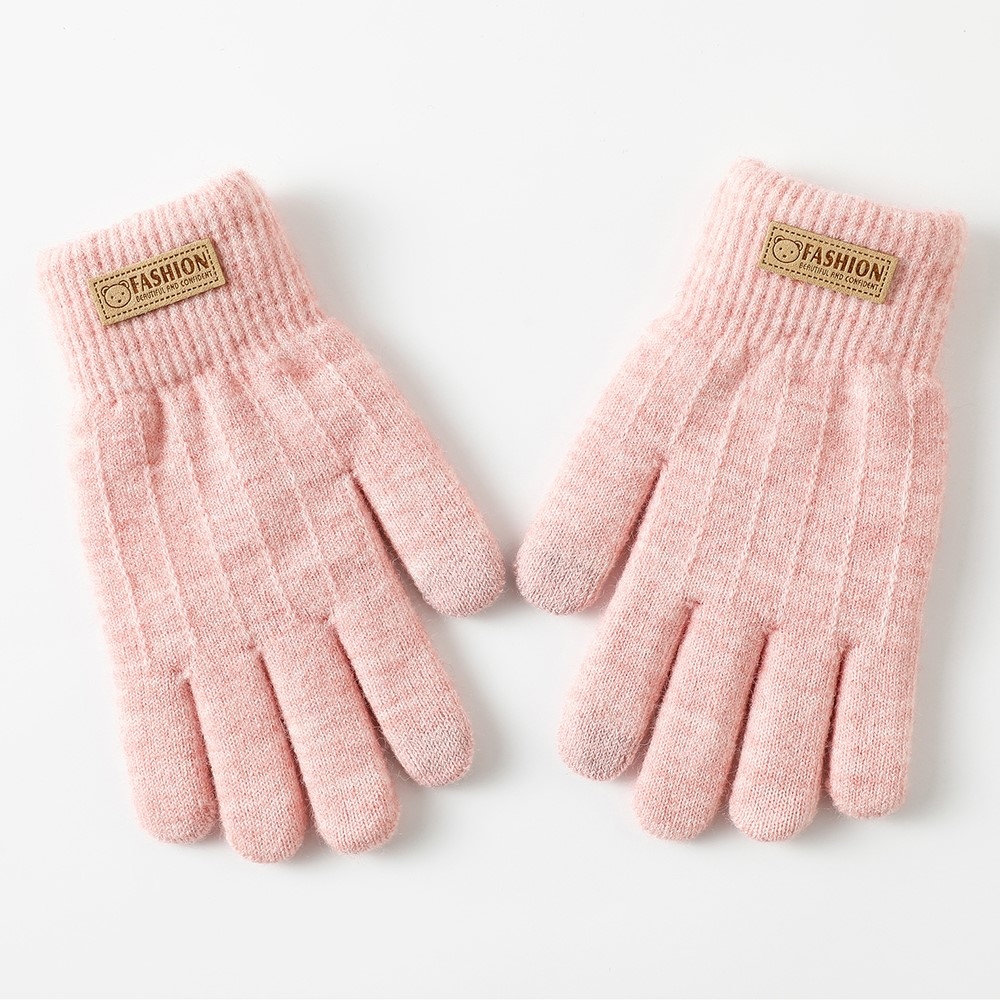 Bear dámské dotykové zimní rukavice - růžové
