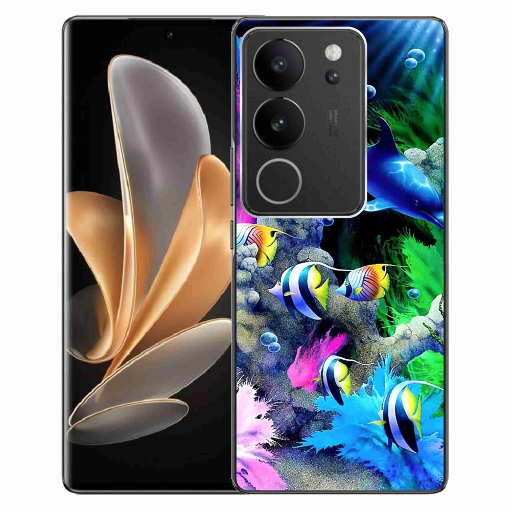 Gelový obal mmCase na Vivo V29 5G - mořský svět