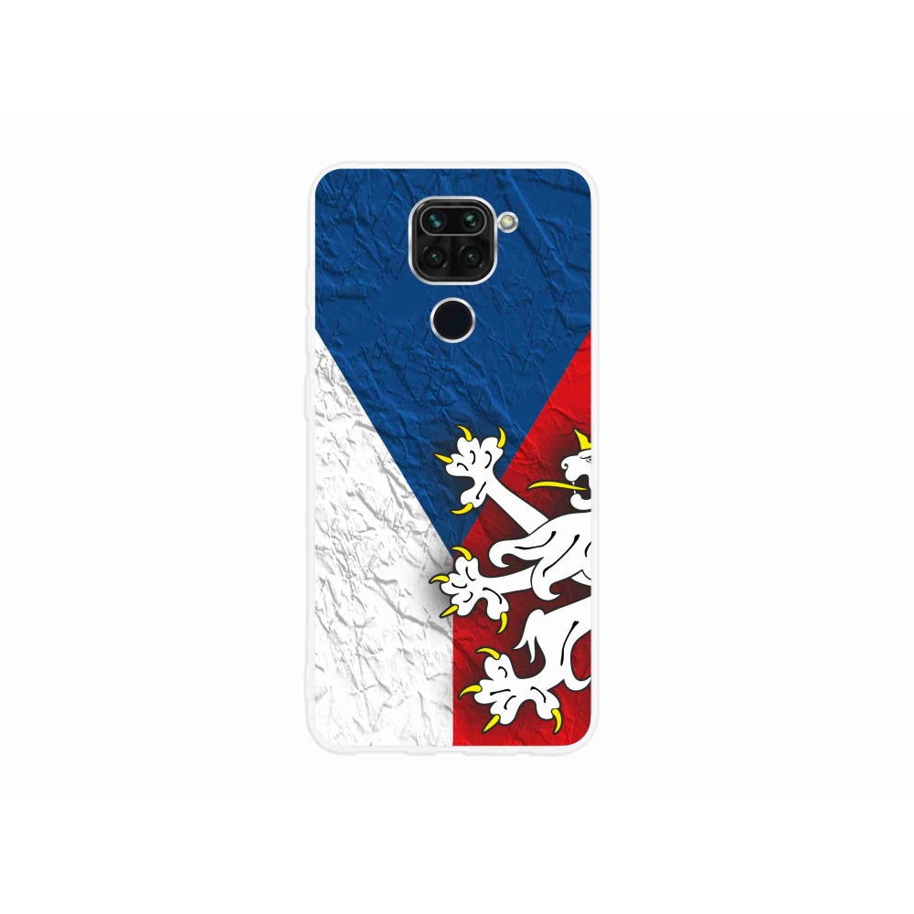 Gelový kryt mmCase na Xiaomi Redmi Note 9 - česká vlajka 1