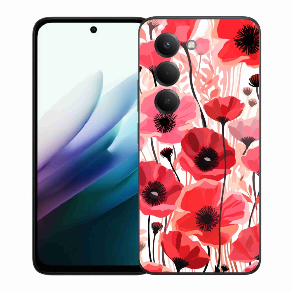 Gelový kryt mmCase na Xiaomi Redmi 15 4G/5G (171mm) - vlčí mák 1