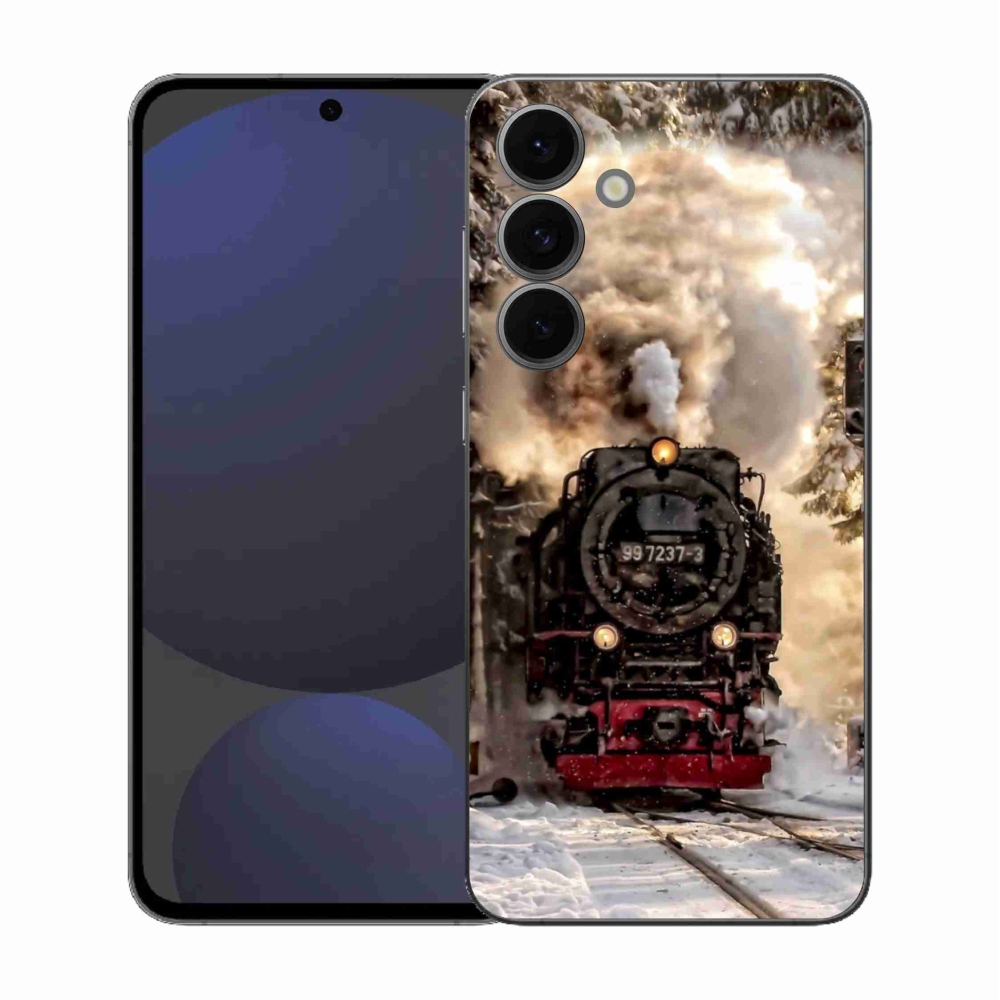 Gelový kryt mmCase na Samsung Galaxy S25 FE - vlak