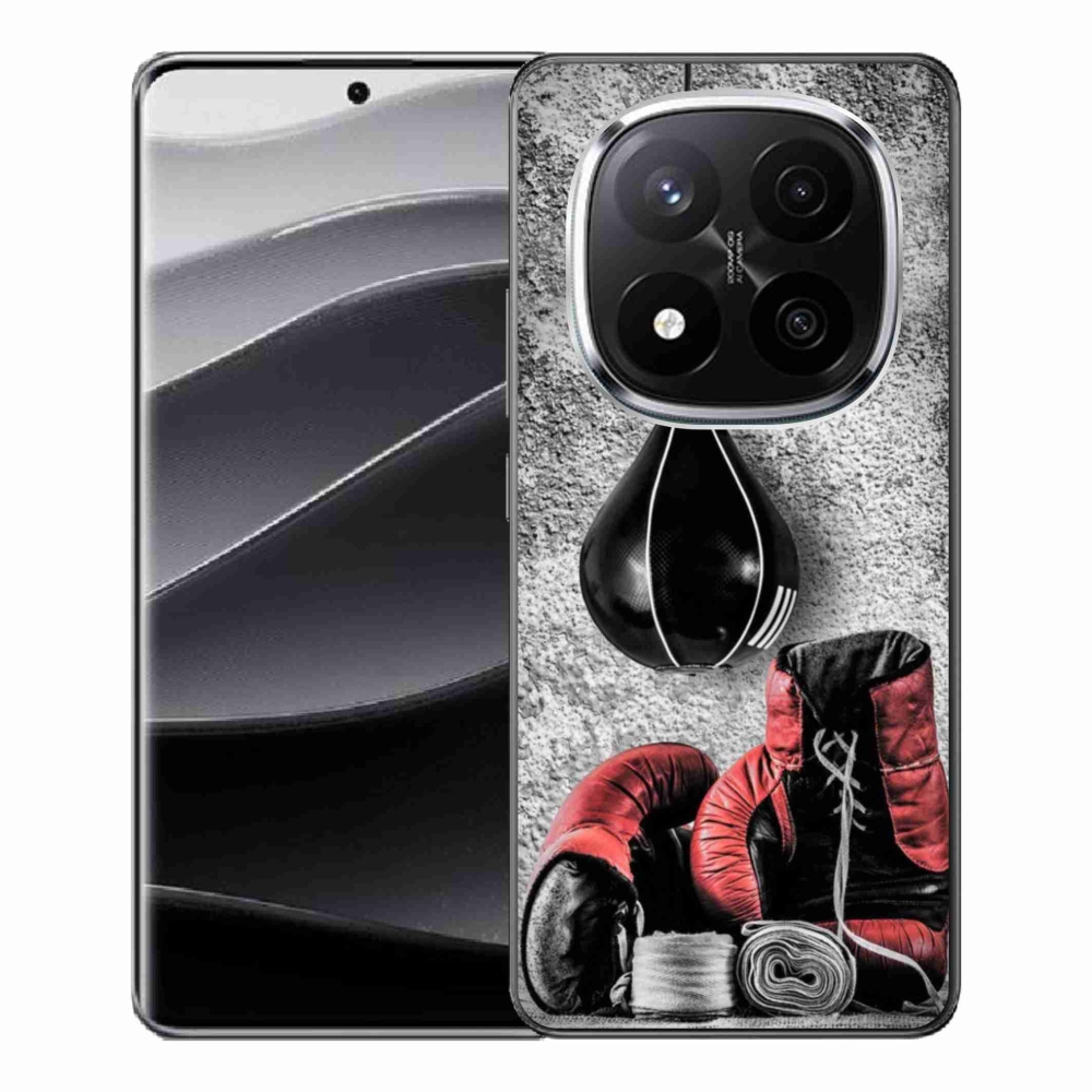 Gelový kryt mmCase na Xiaomi Redmi Note 14 Pro+ 5G - boxovací pytel a rukavice