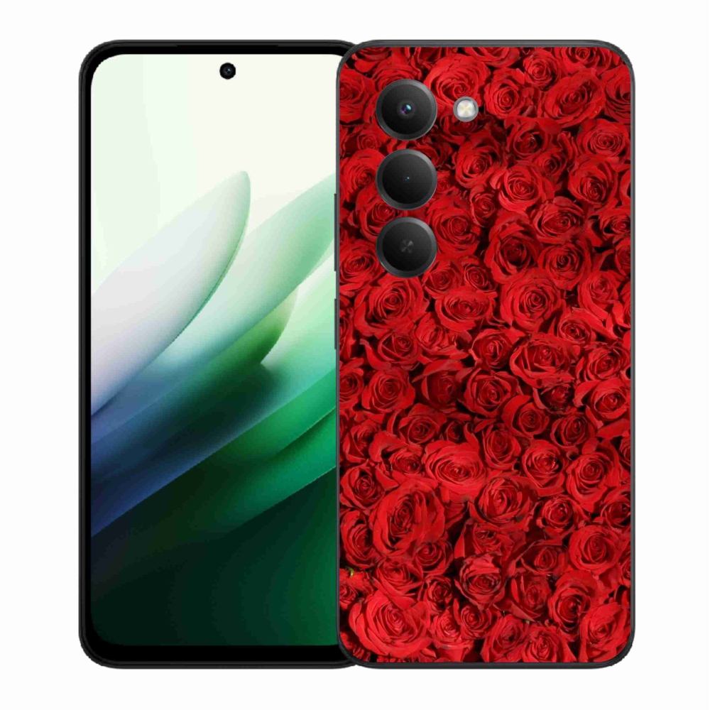 Gelový kryt mmCase na Xiaomi Redmi 15 5G (169mm) - růže