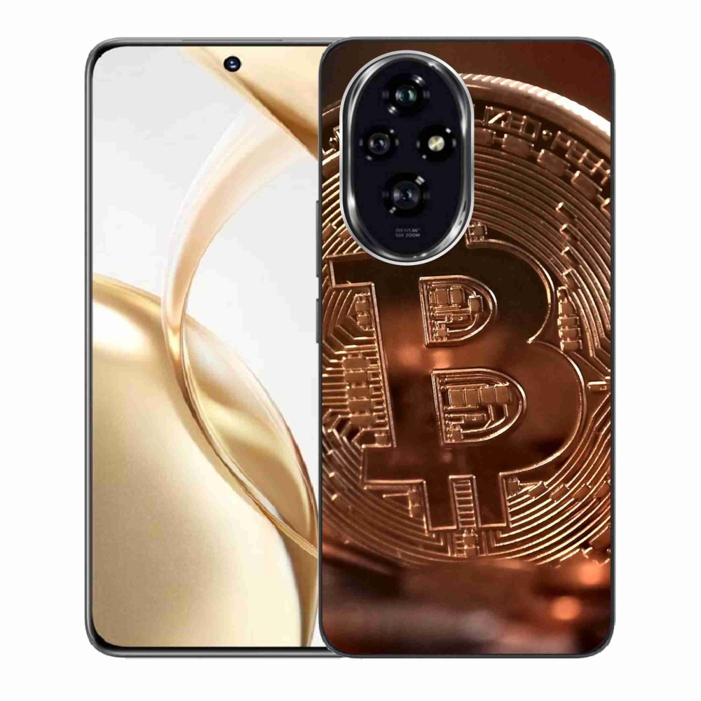 Gelový kryt mmCase na Honor 200 5G - bitcoin