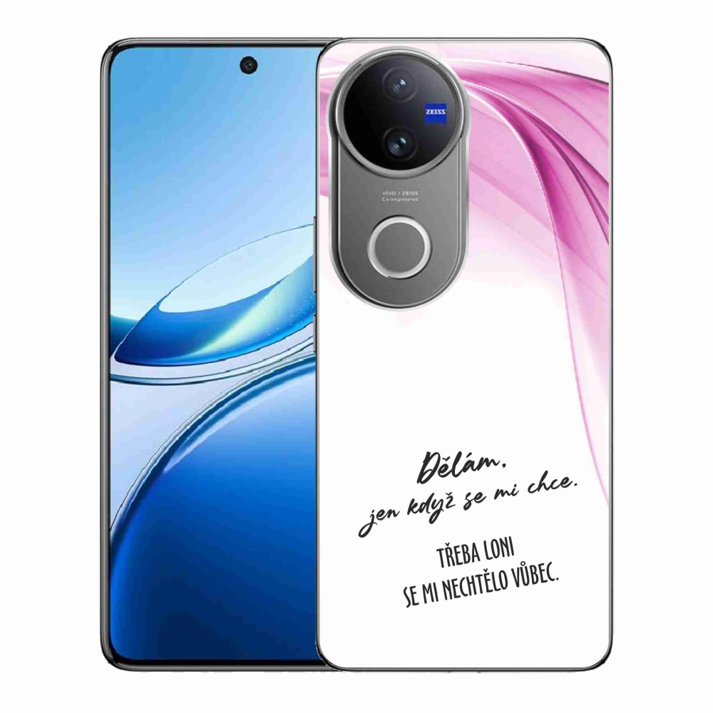 Gelový kryt mmCase na Vivo V50 5G - vtipný text 12 bílé pozadí