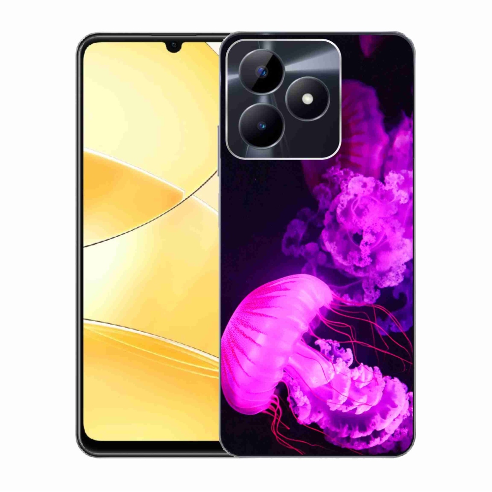 Gelový kryt mmCase na Realme C51/C53 - medúza 1