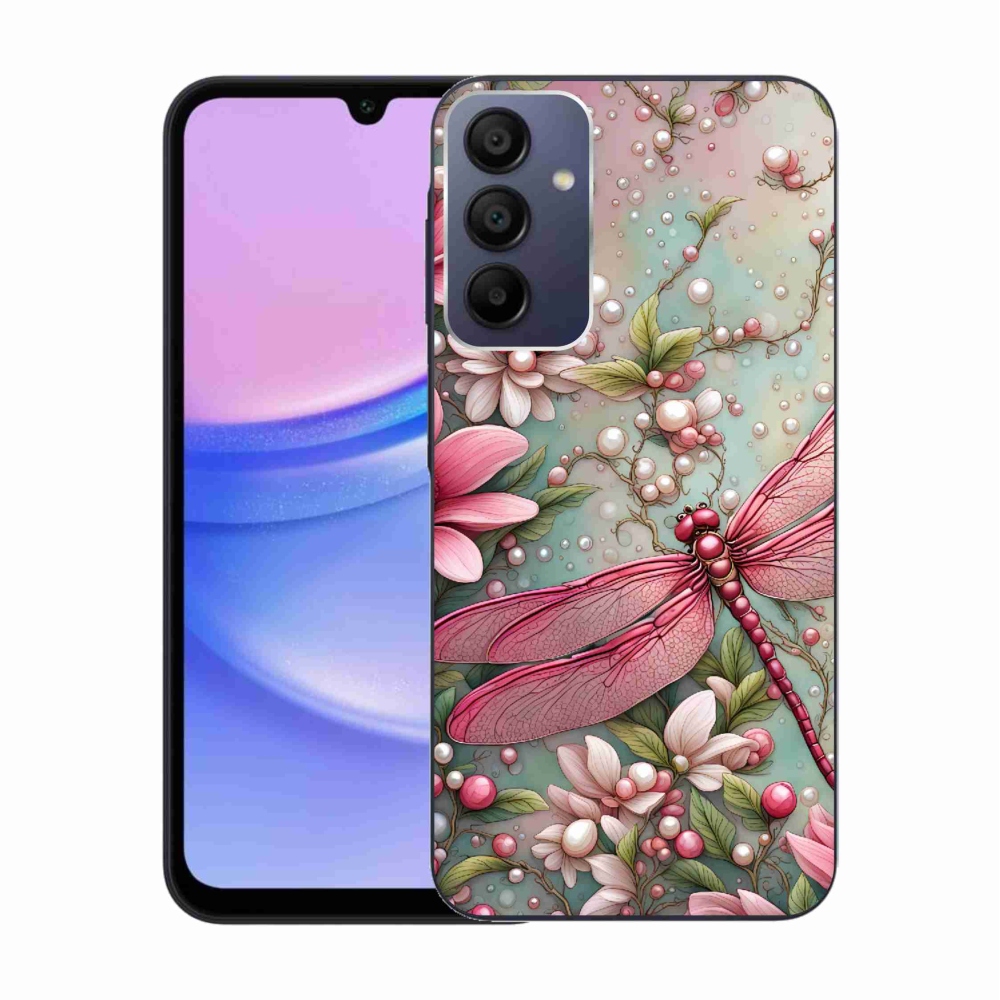 Gelový kryt mmCase na Samsung Galaxy A15 4G/5G - vážka