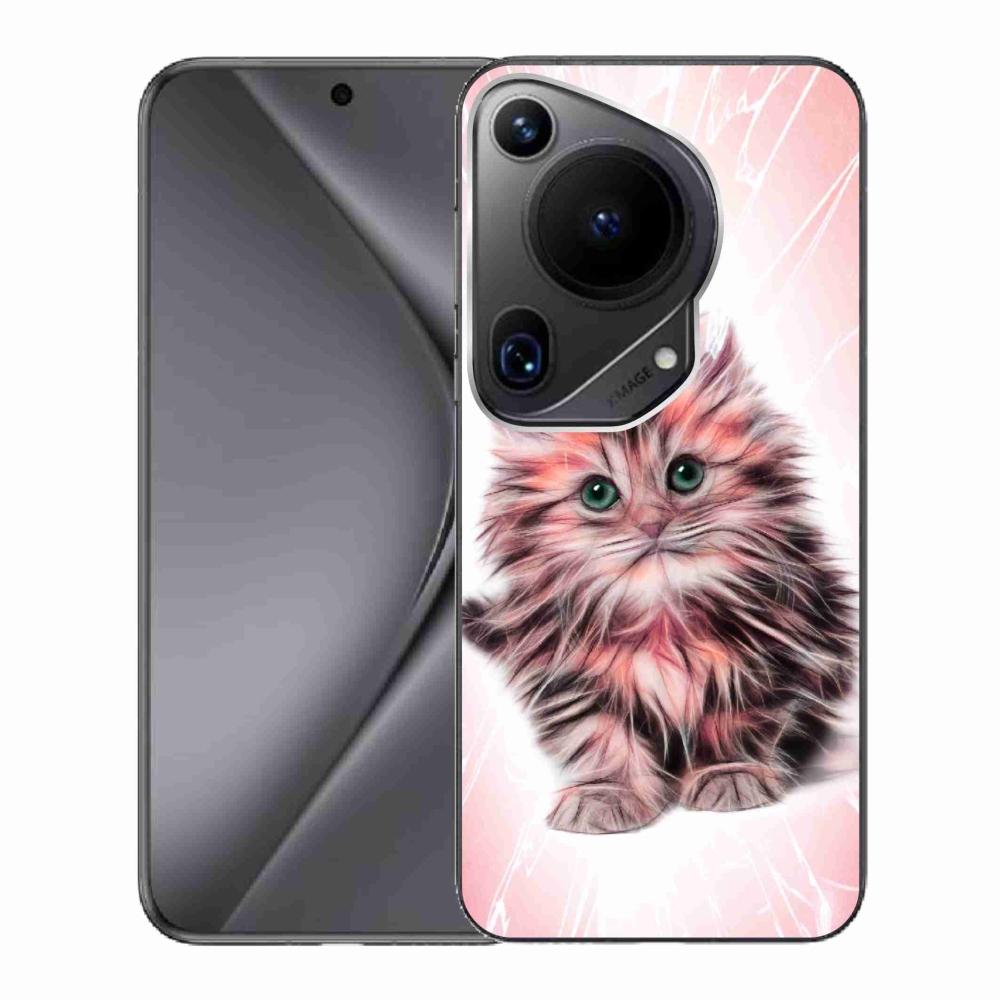 Gelový kryt mmCase na Huawei Pura 70 Ultra - roztomilé kotě