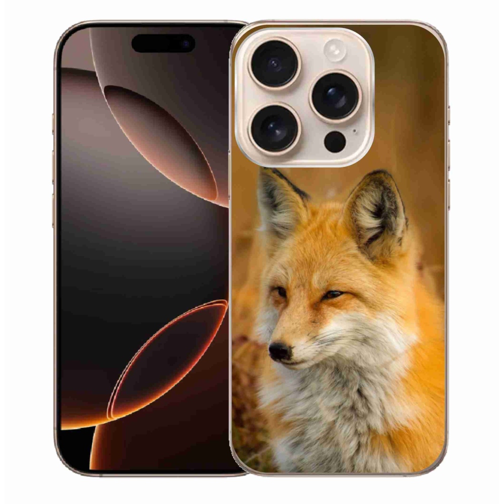 Gelový kryt mmCase na iPhone 16 Pro Max - liška