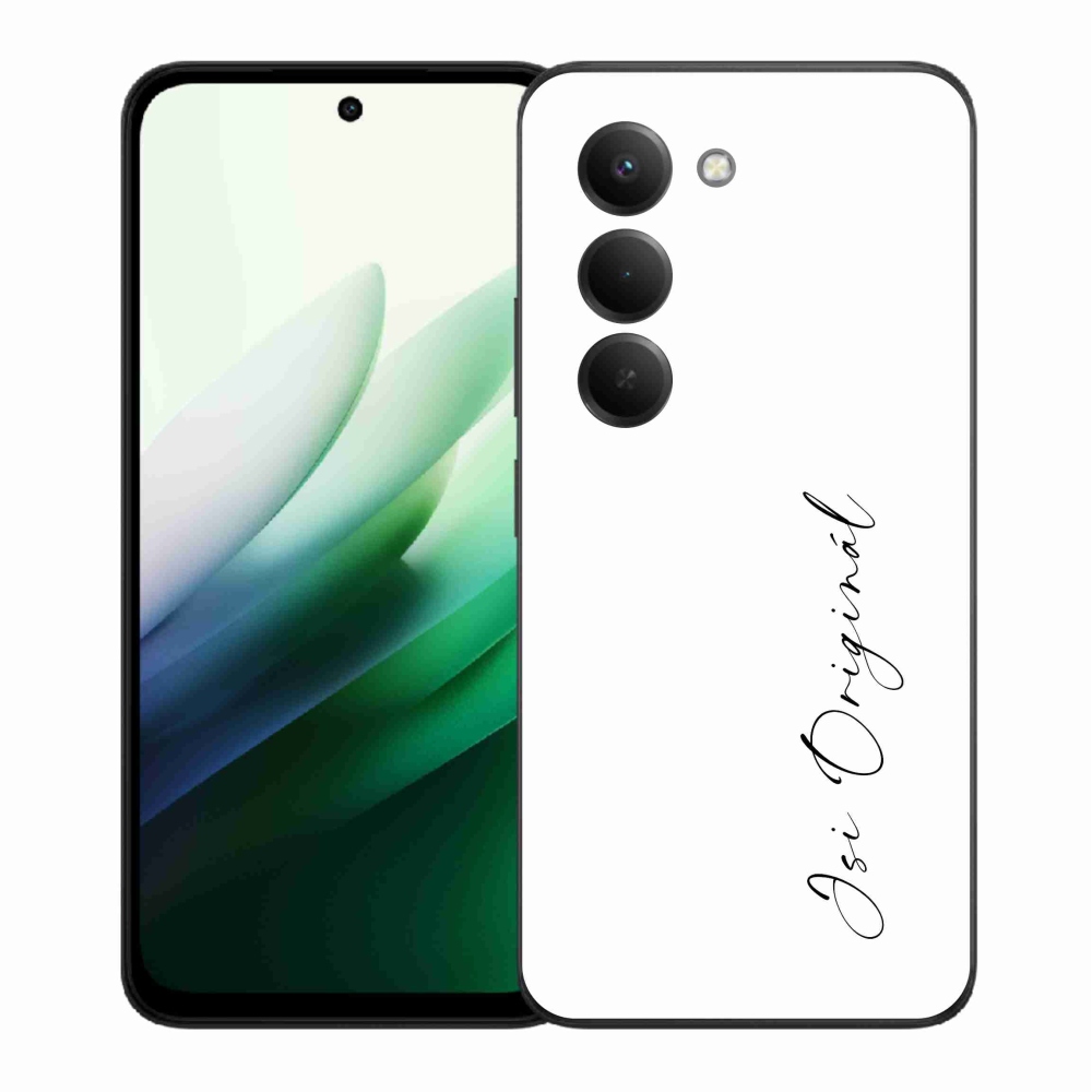 Gelový kryt mmCase na Xiaomi Redmi 15 5G (169mm) - jsi originál bílé pozadí