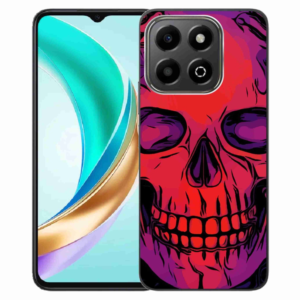 Gelový kryt mmCase na Honor X6b - lebka
