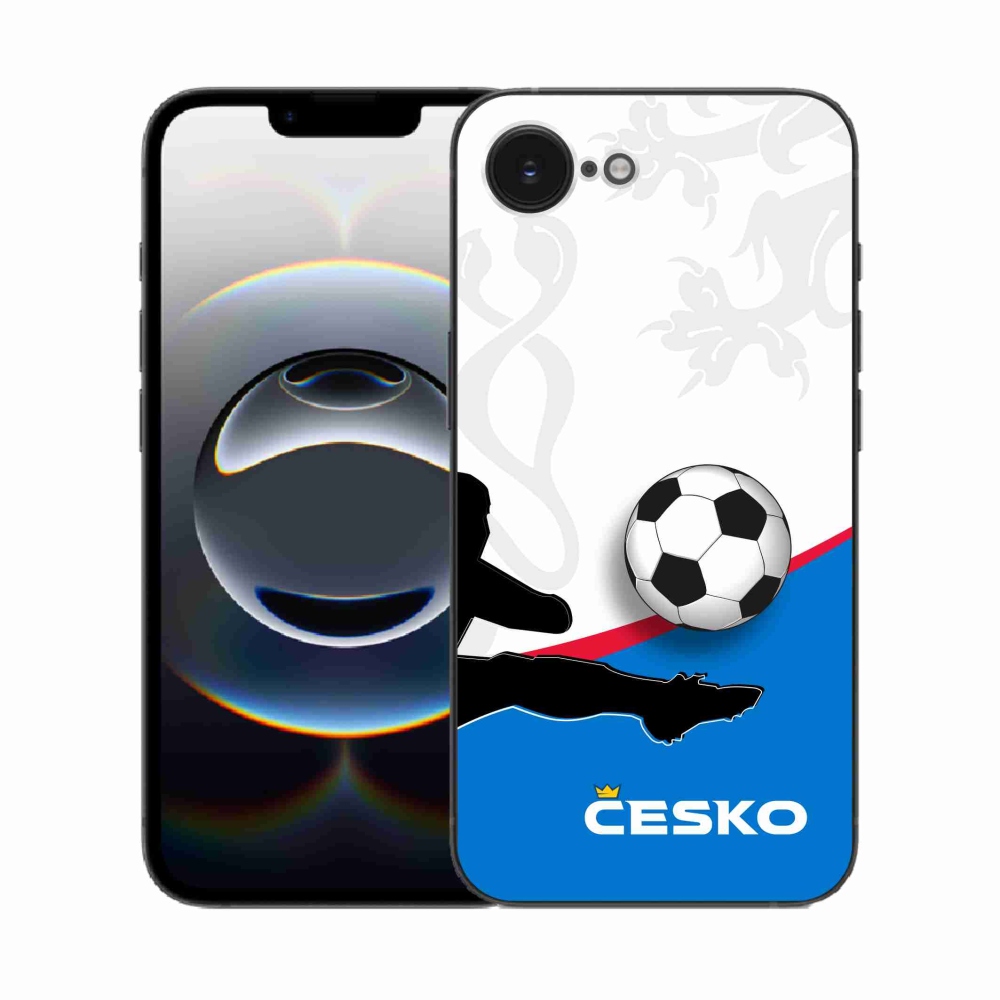 Gelový kryt mmCase na iPhone 16e - fotbal Česko 3